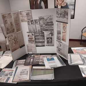 Various WCMH Television 75 year broadcasting anniversary historical photos 