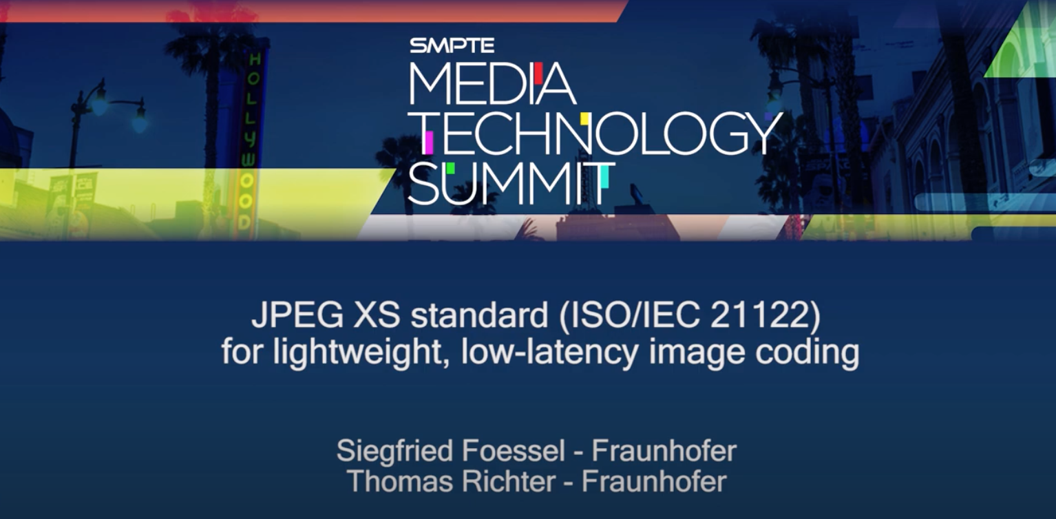 JPEG XS Standard (ISO/IEC 21122) for lightweight, low-latency image coding