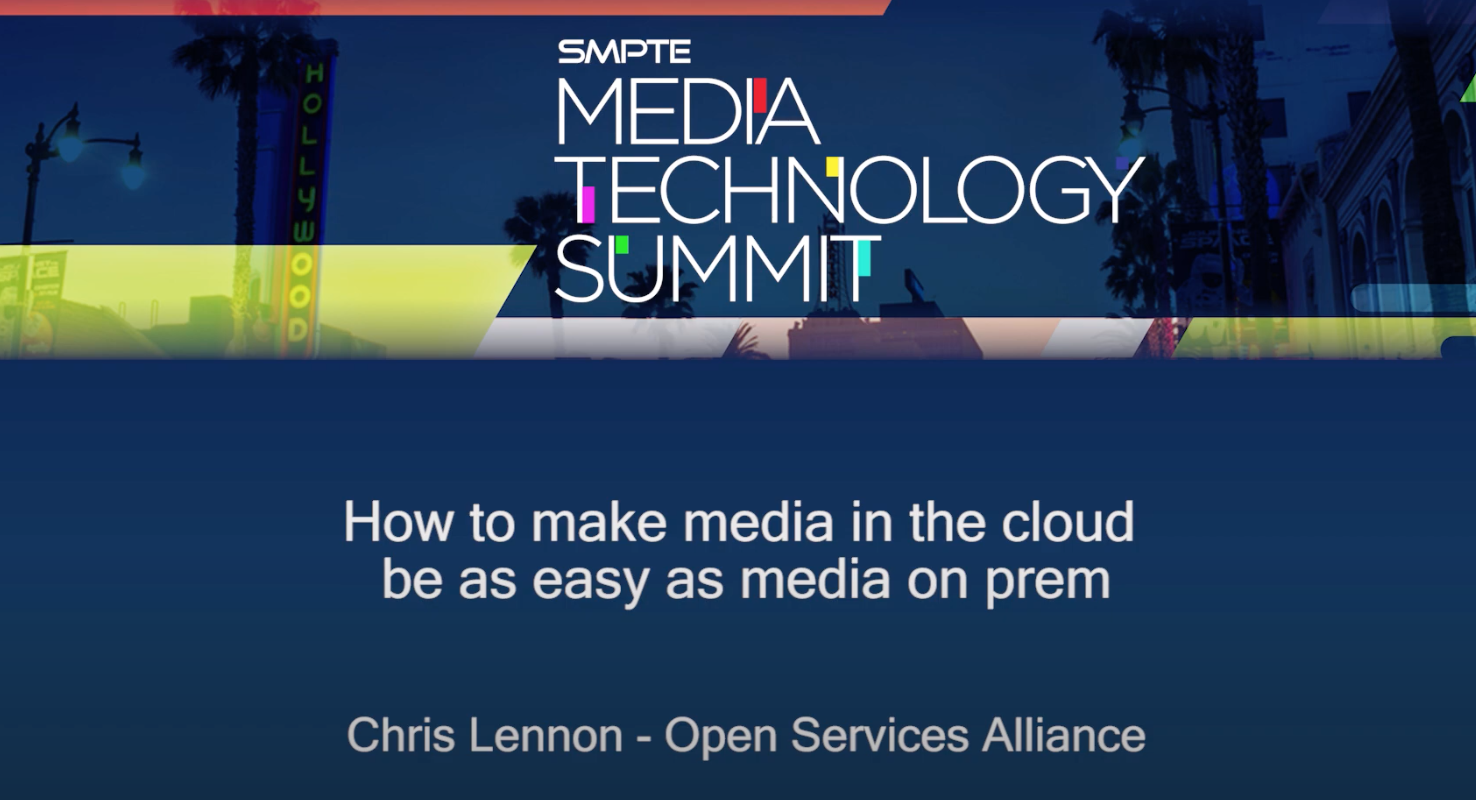 How to Make Media in the Cloud be as Easy as Media on Prem