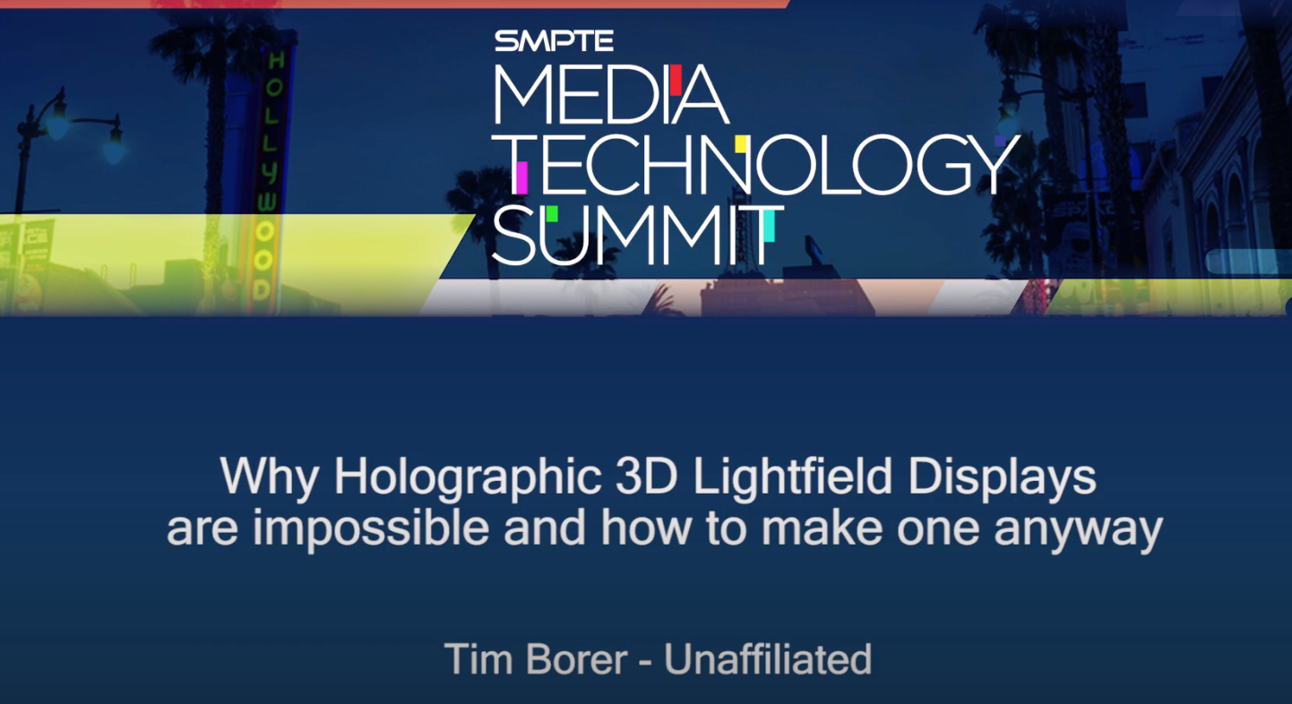 Why Holographic 3D Lightfield Displays are Impossible and how to Make One Anyway 