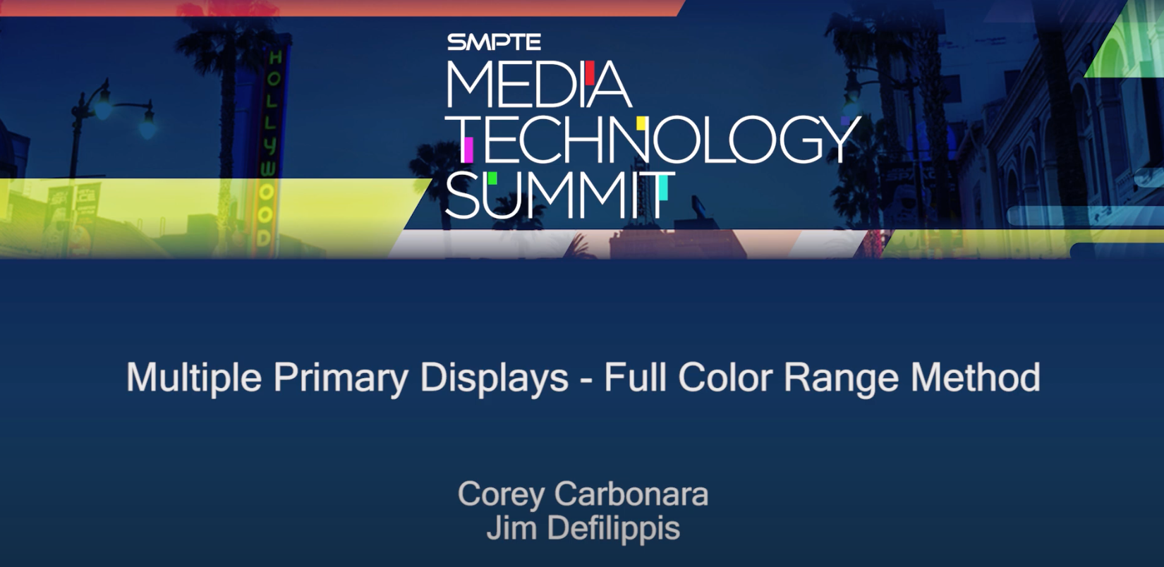 Multiple Primary Displays - Full Color Range Method