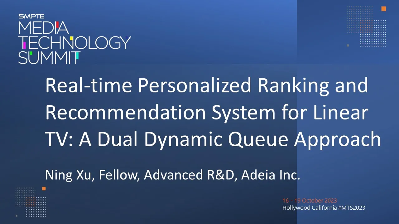 Real-time Personalized Ranking and Recommendation System for Linear TV: A Dual Dynamic Queue Approach