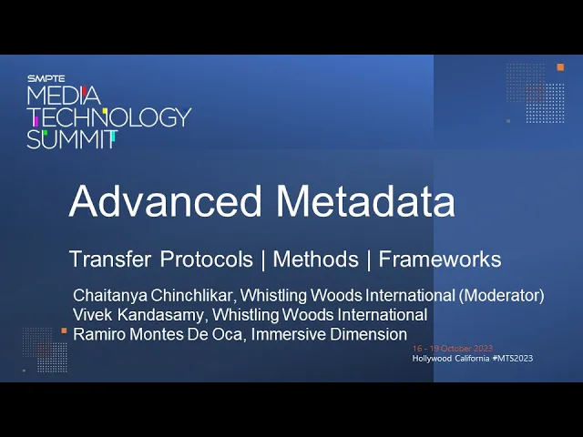 Advanced Metadata Transfer Protocols / Methods / Frameworks